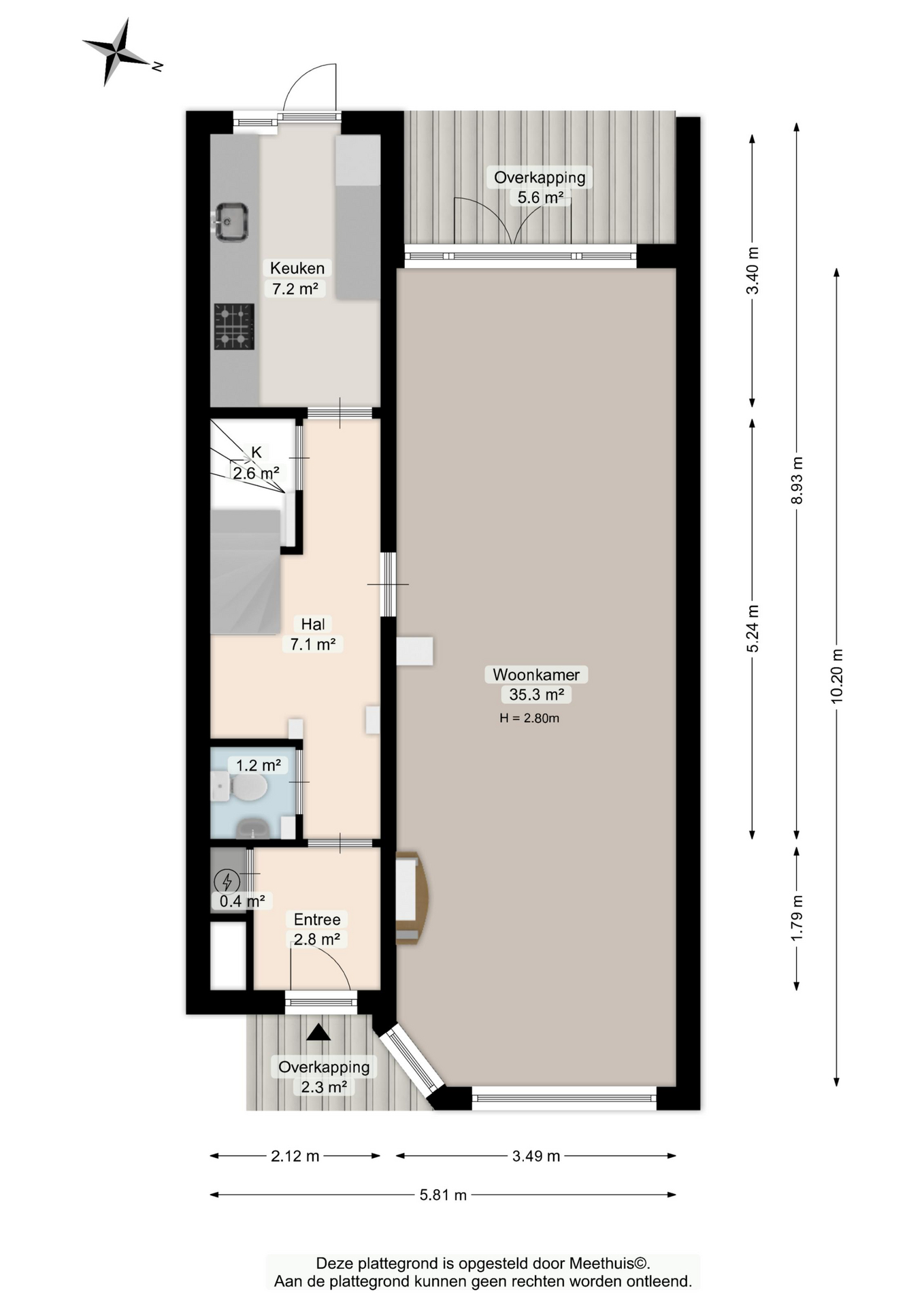 Paterswoldseweg 89 - Plans in gallery item 1