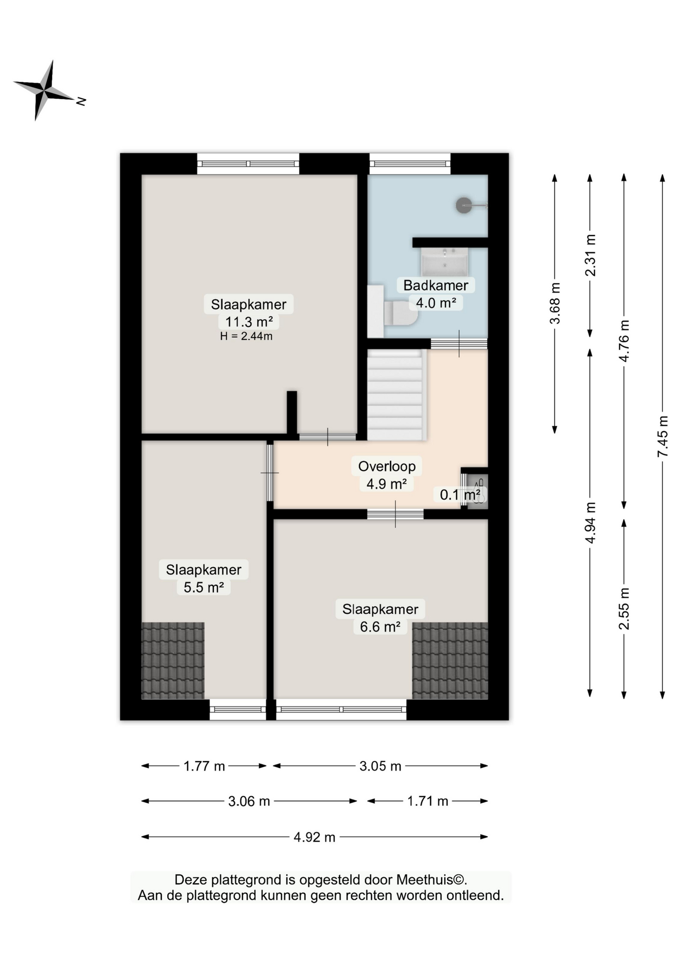 Ooster Badstraat 45 - Plans in gallery item 2
