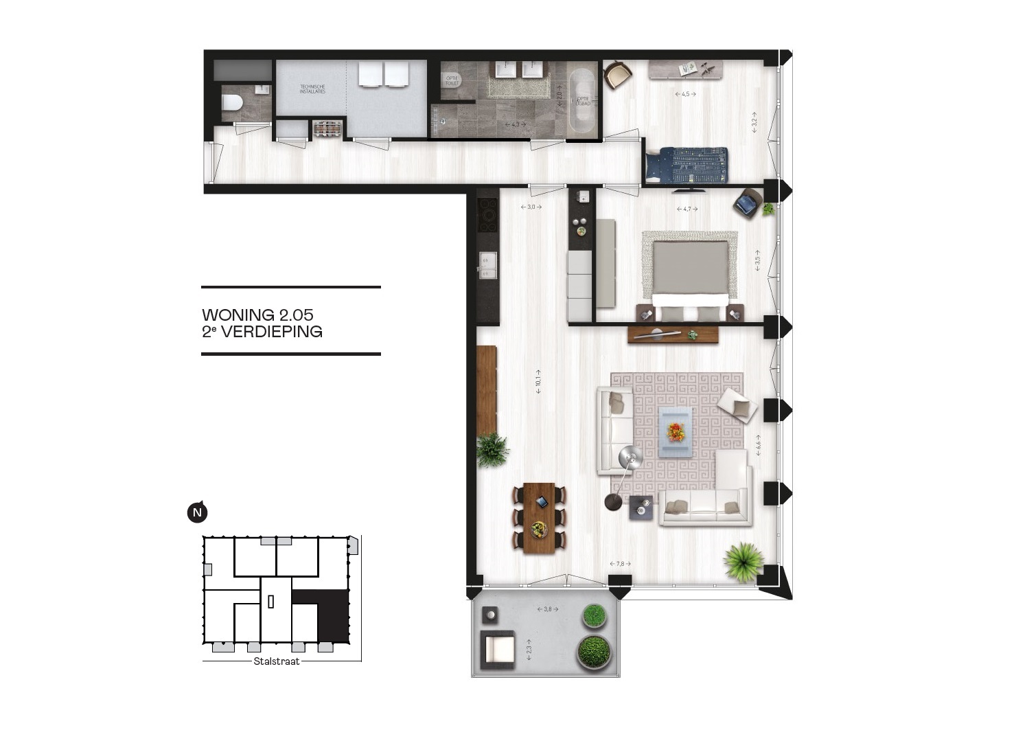 Stalstraat 20 - Plans in gallery item 1