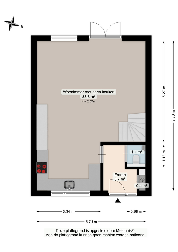 Grote Beerstraat 60 - Plans in gallery item 1