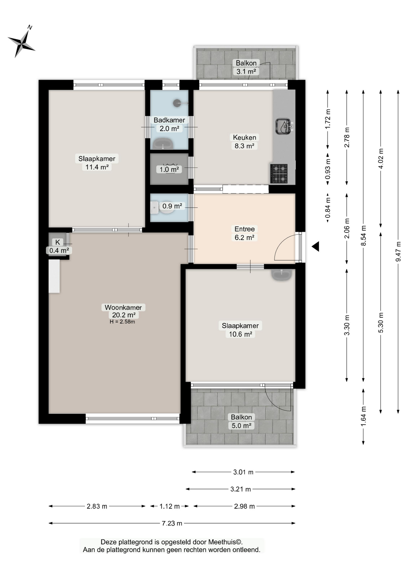 Jacob van Ruysdaelstraat 45 - Plans in gallery item 1