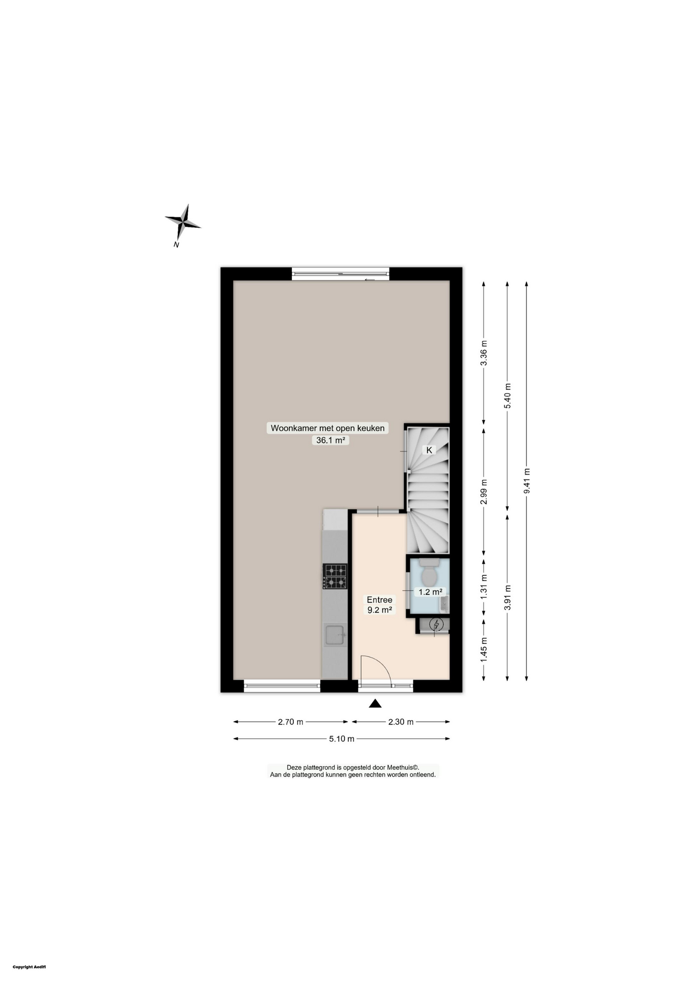 Turkooisstraat 6 C - Plans in gallery item 1
