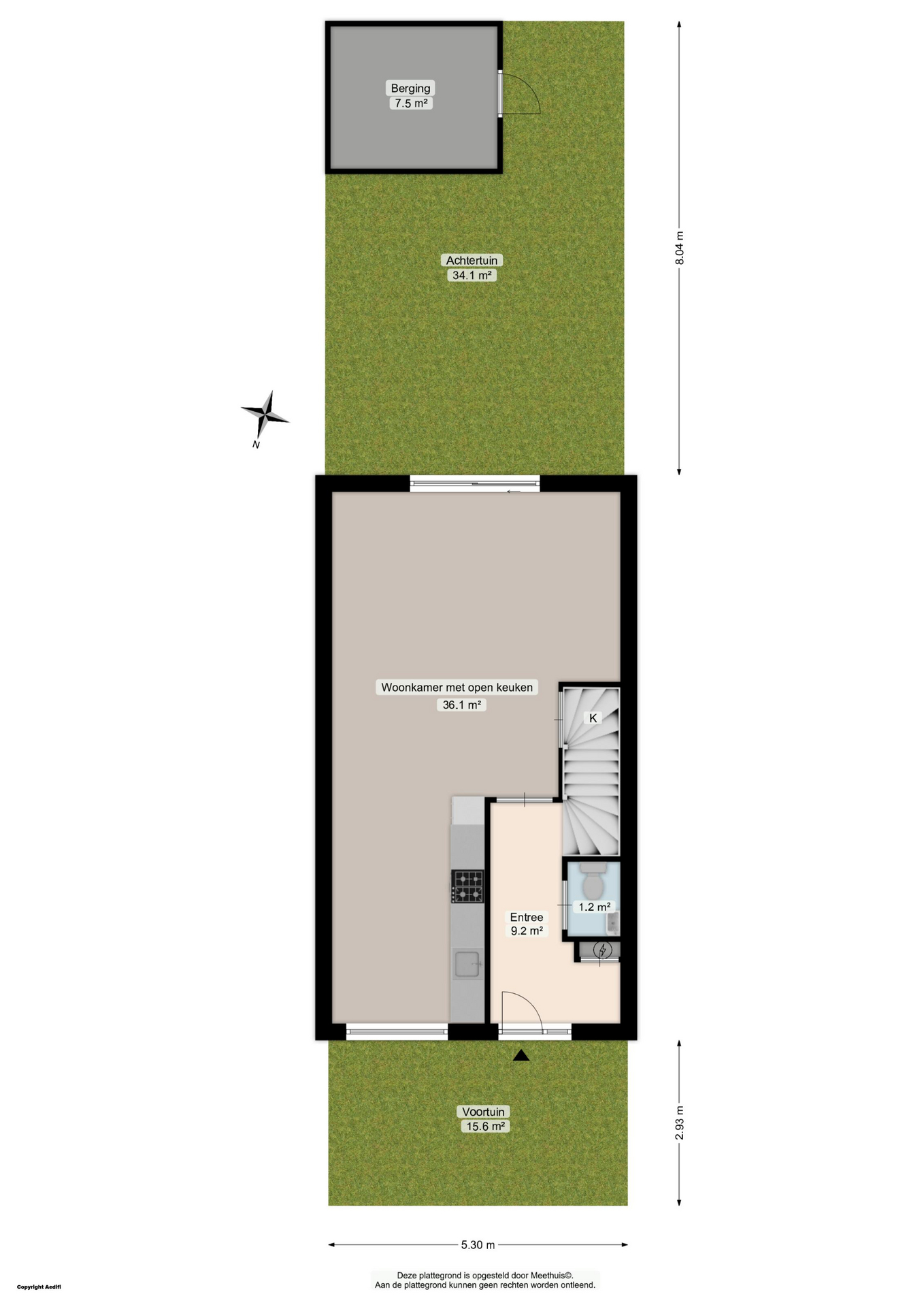 Turkooisstraat 6 C - Plans in gallery item 5
