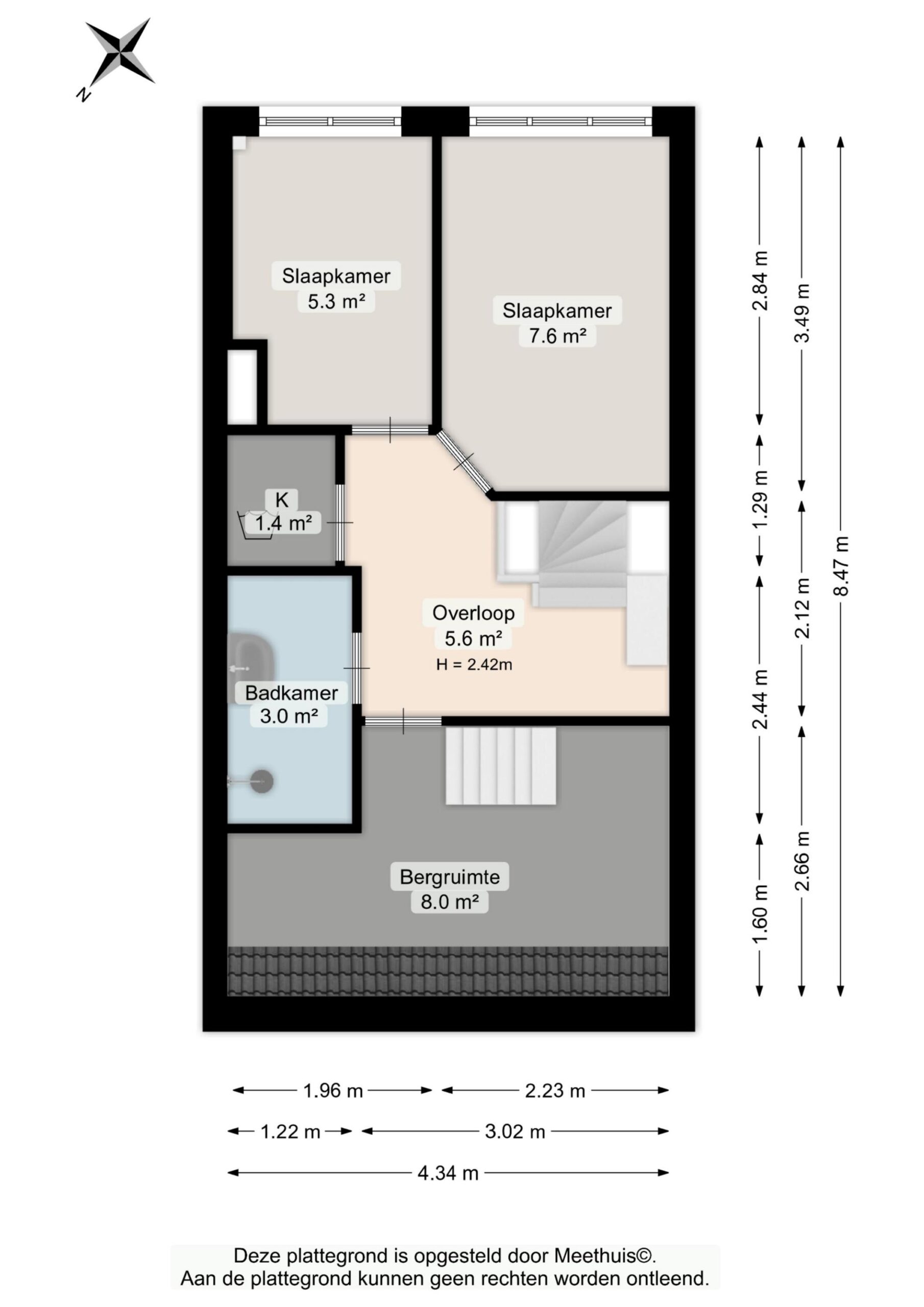Walstraat 5 B - Plans in gallery item 3