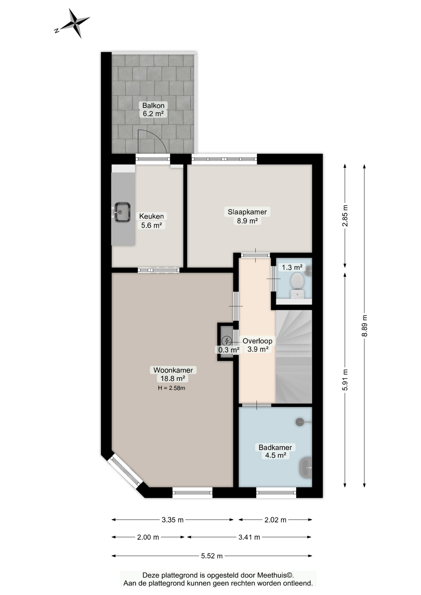 Bedumerstraat 137 A - Plans in gallery item 2
