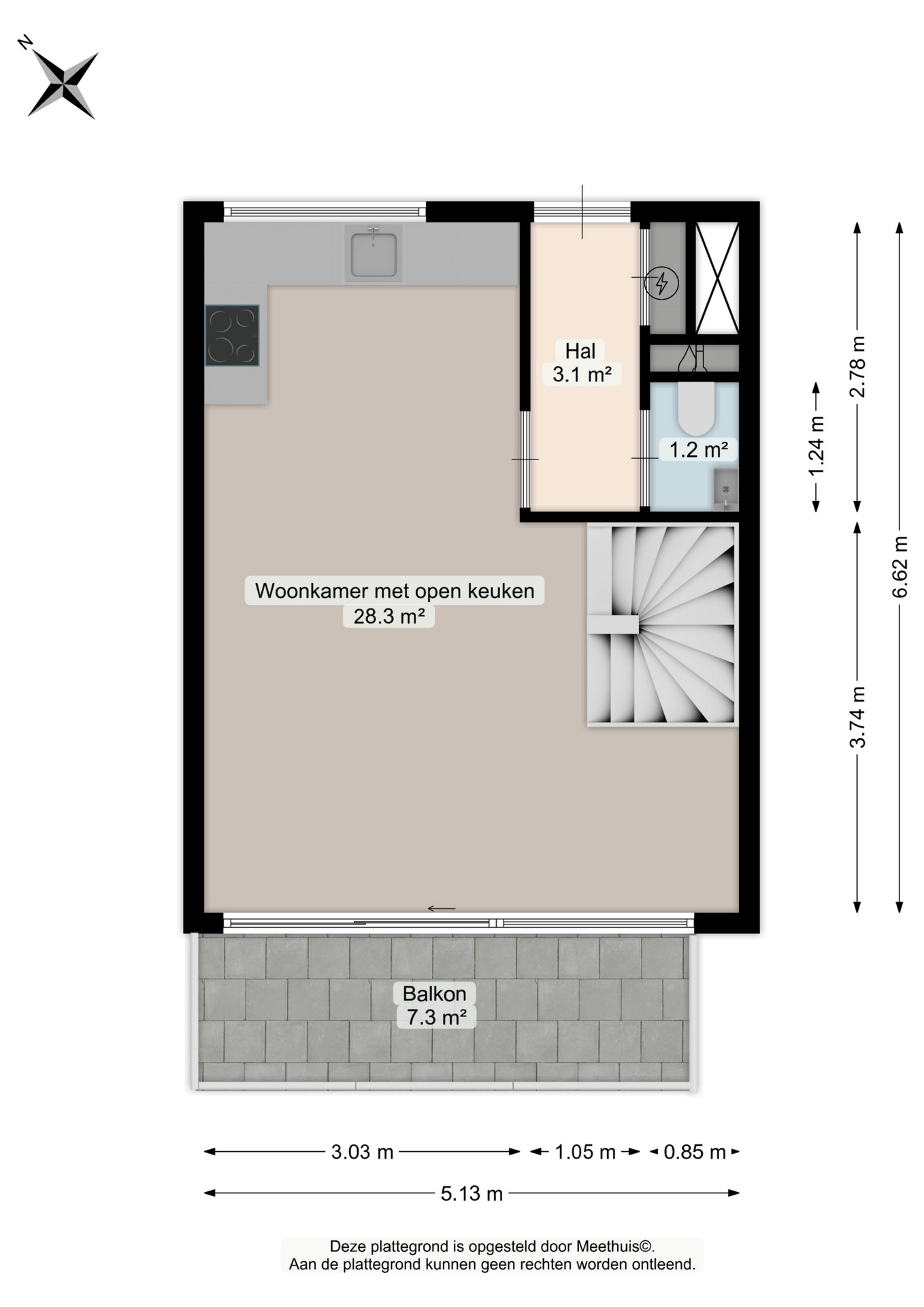 Friesestraatweg 22 5 - Plans in gallery item 1