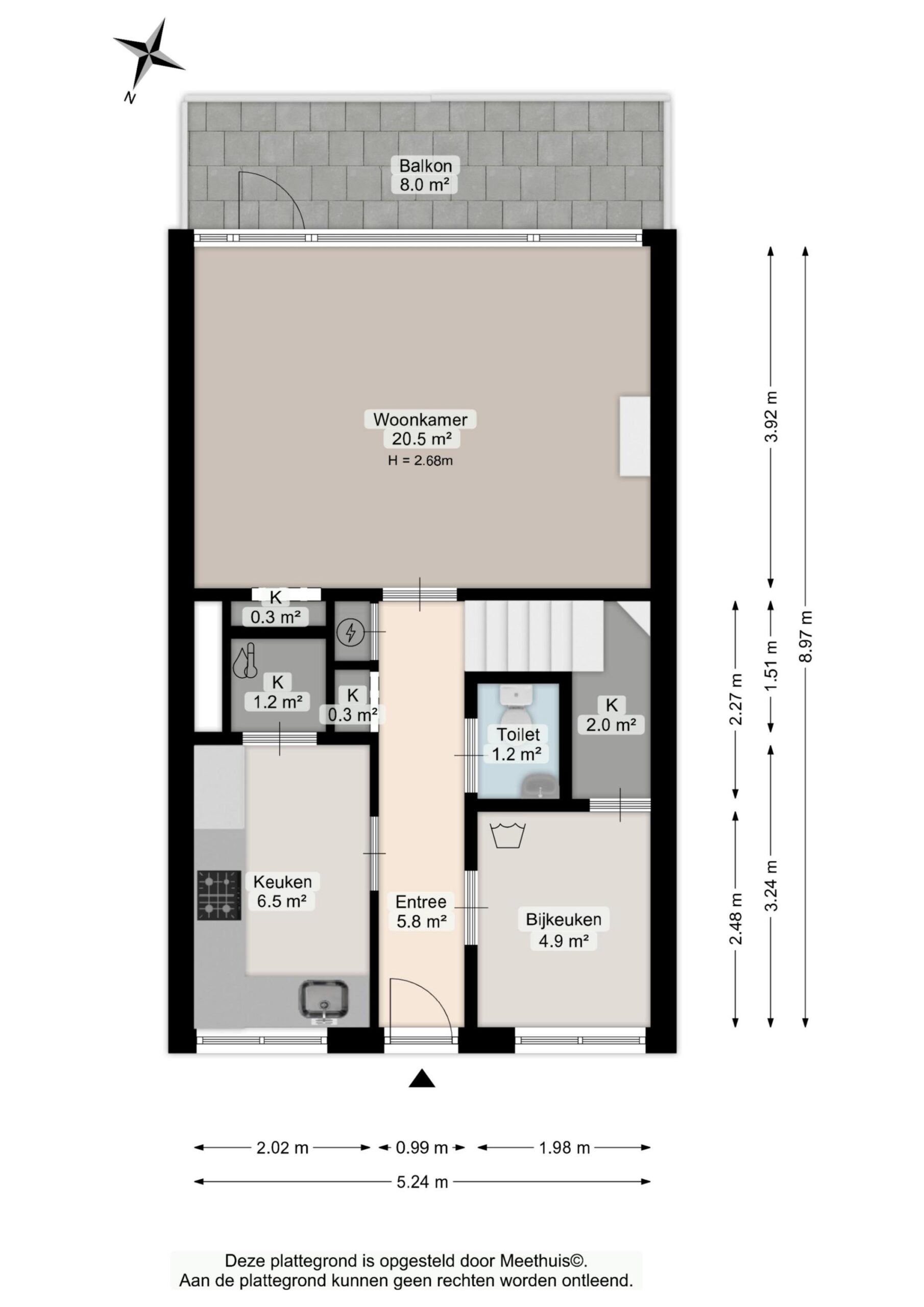 Vechtstraat 53 - Plans in gallery item 1
