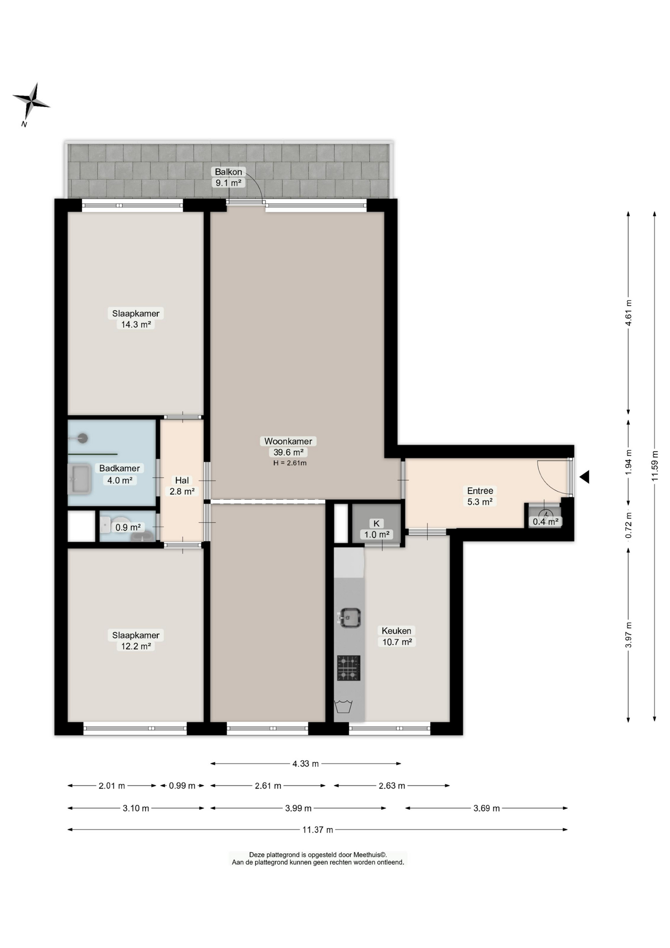 Planetenlaan 165 - Plans in gallery item 2