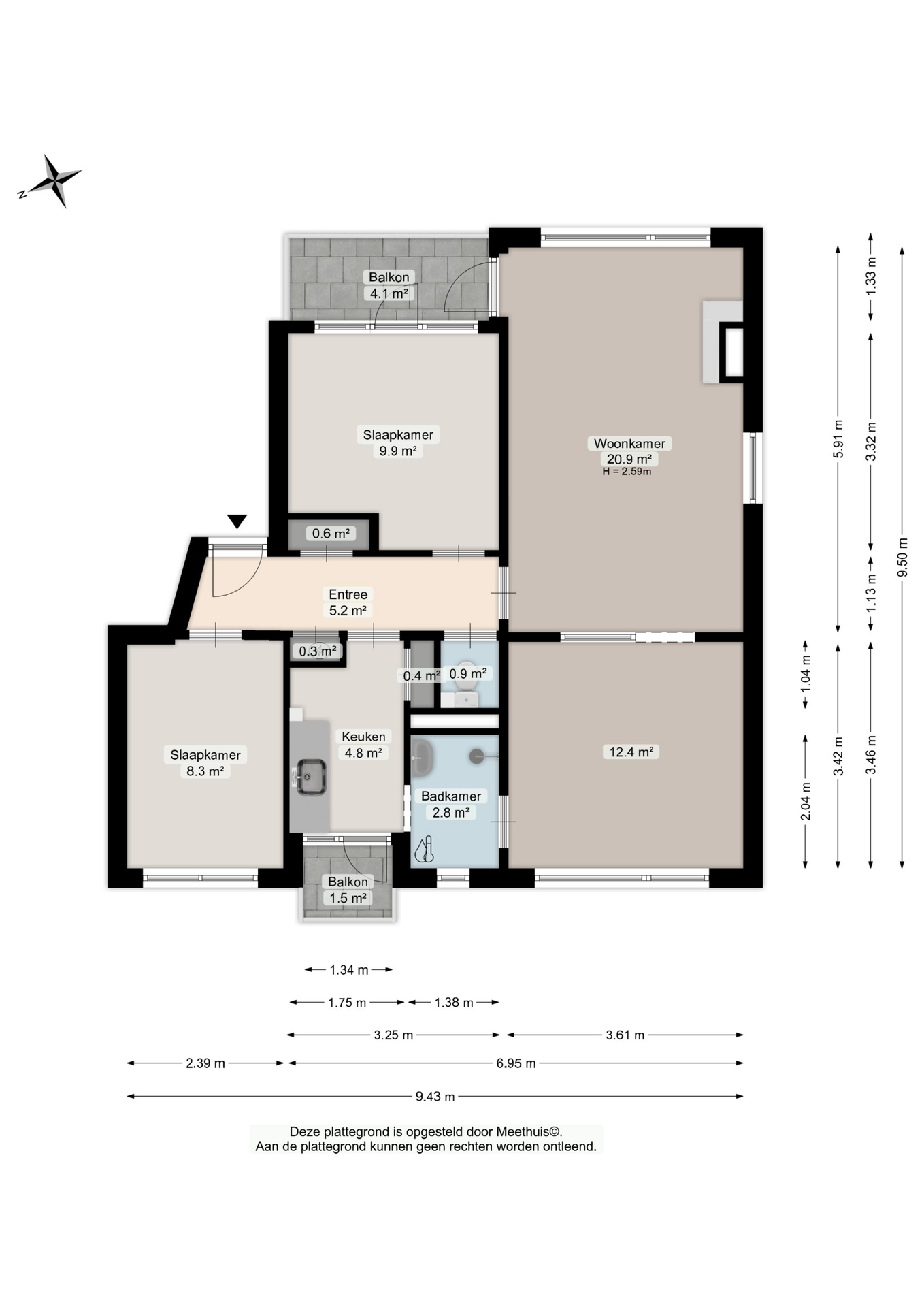 Kochstraat 110 - Plans in gallery item 2