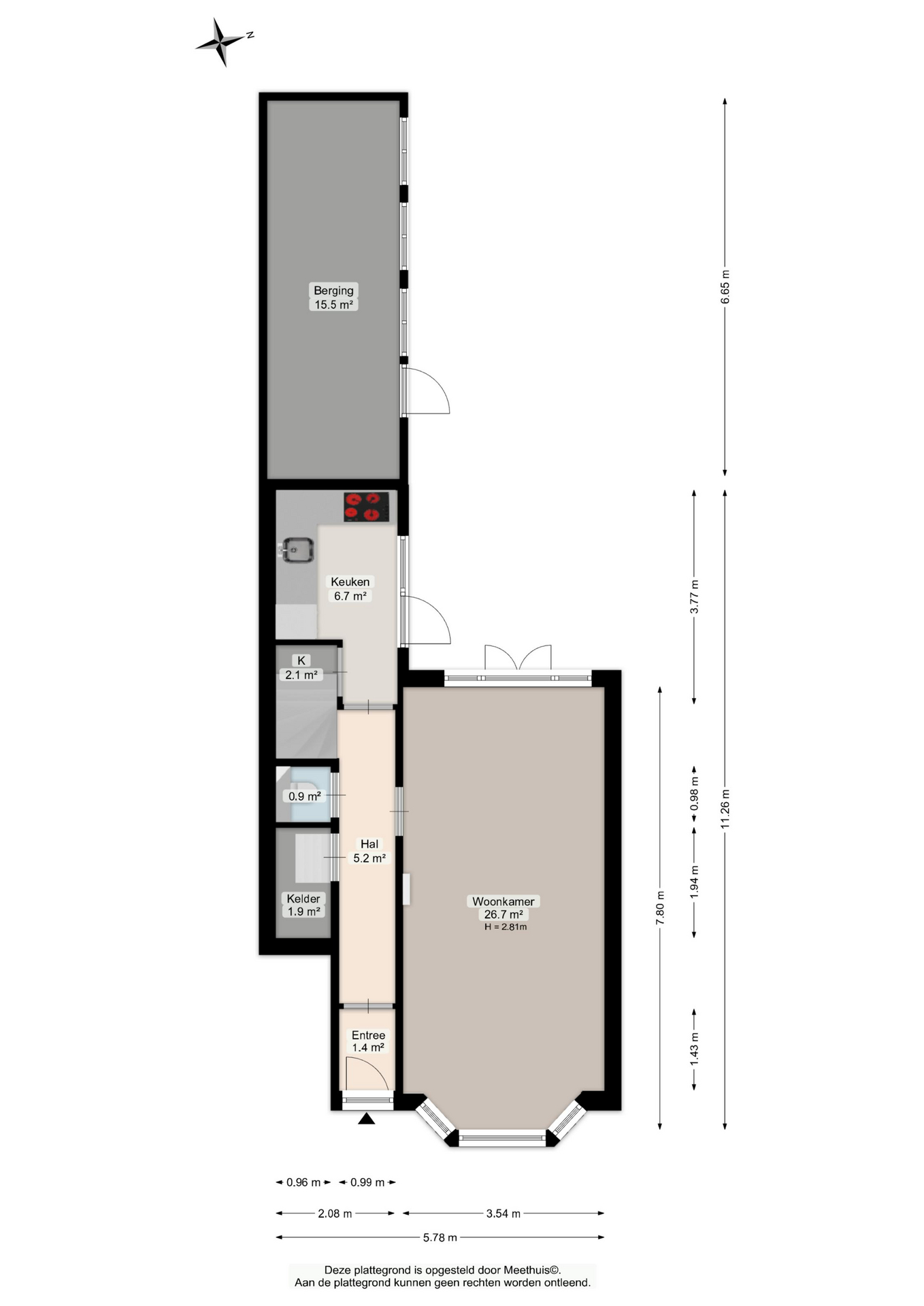 Prinsesseweg 48 - Plans in gallery item 2