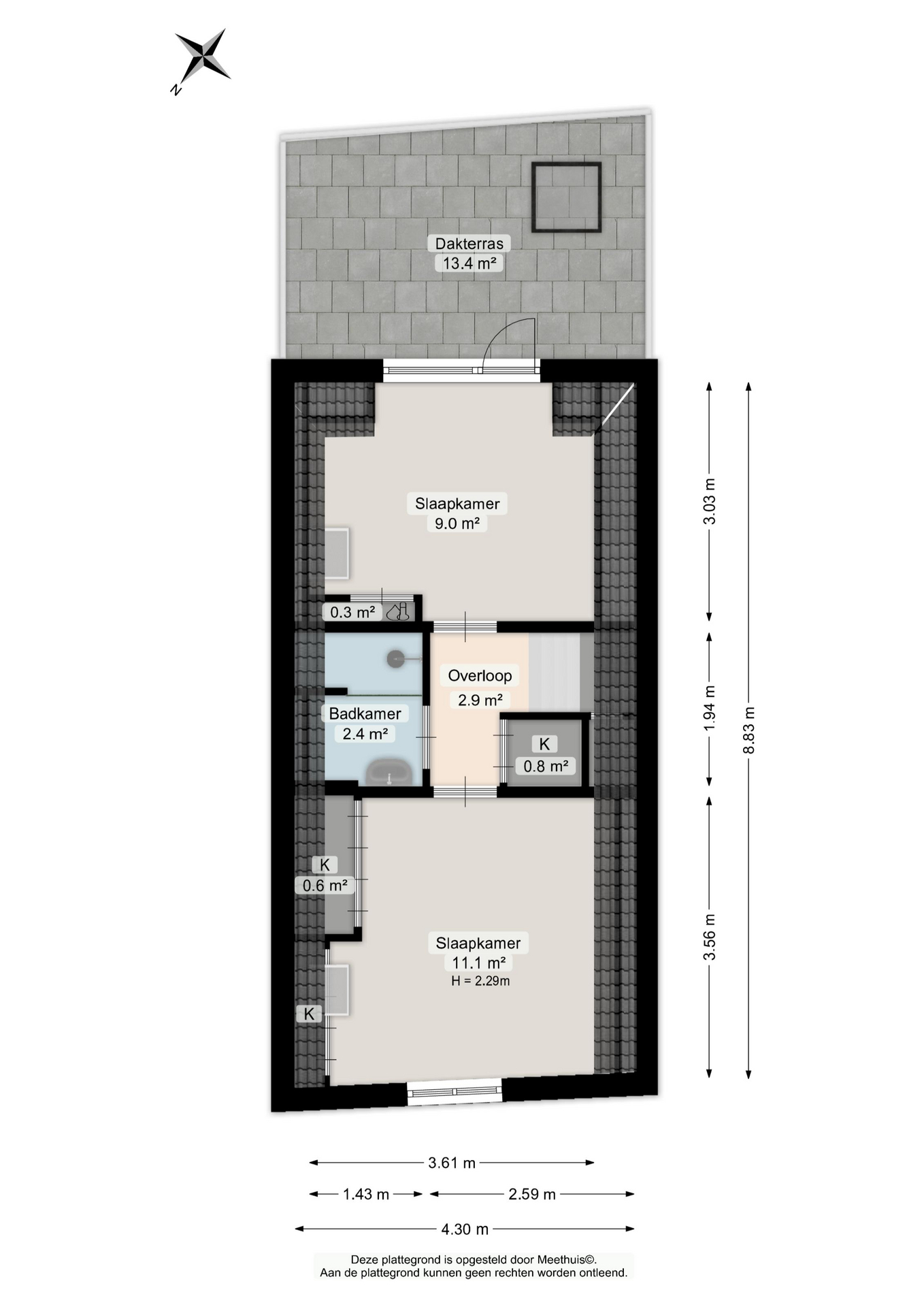 Martenstraat 37 - Plans in gallery item 2