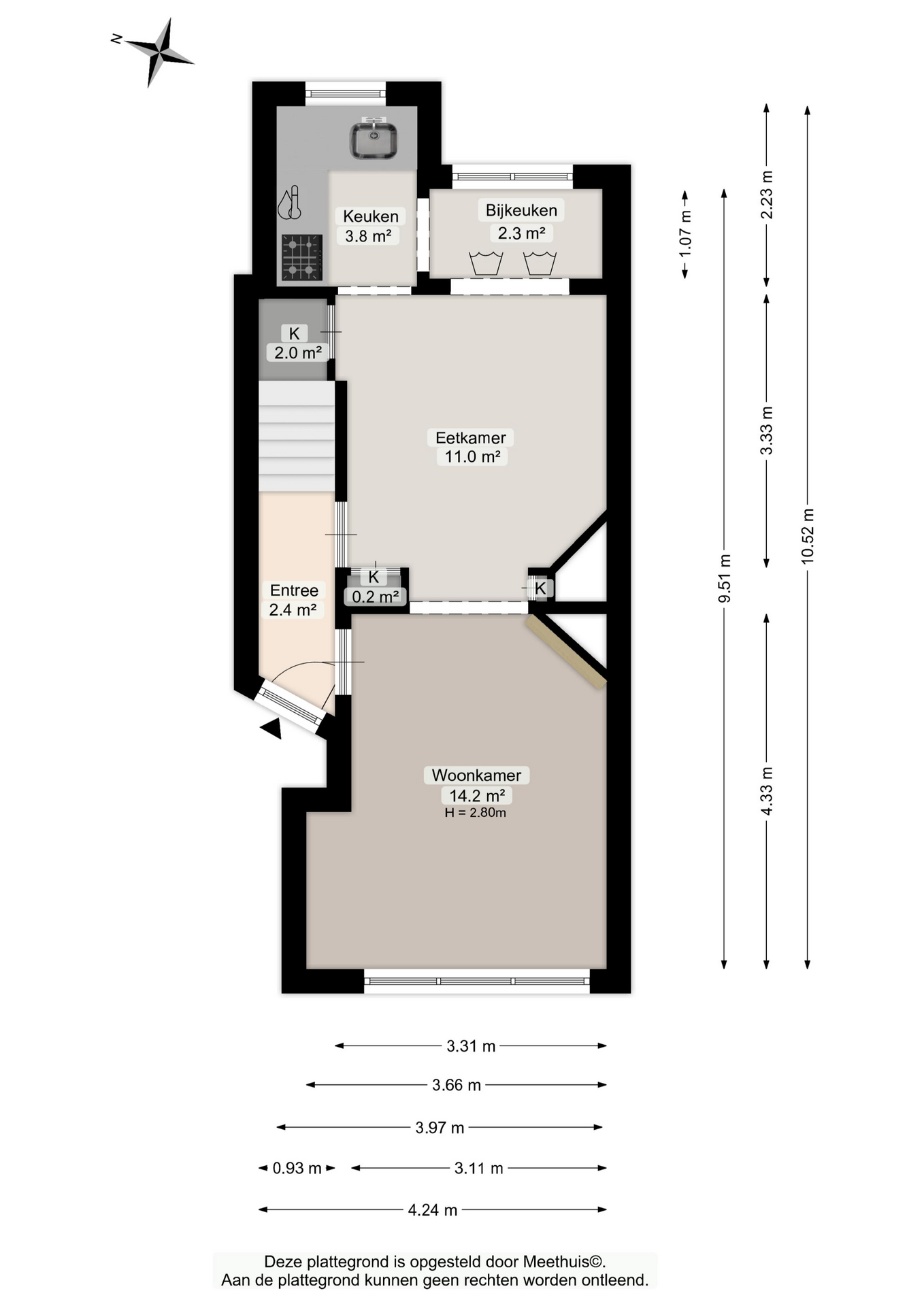 Hoornsediep 42 B - Plans in gallery item 1