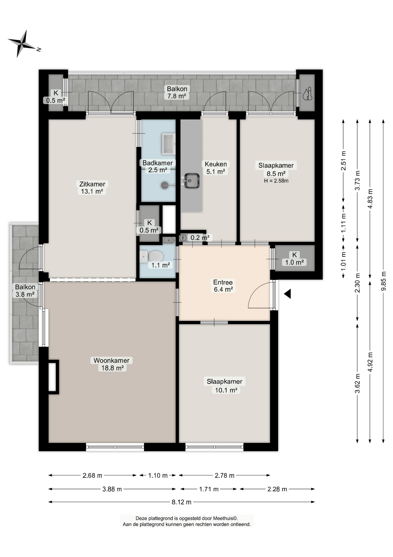 Kamerlingh Onnesstraat 123 - Plans in gallery item 2