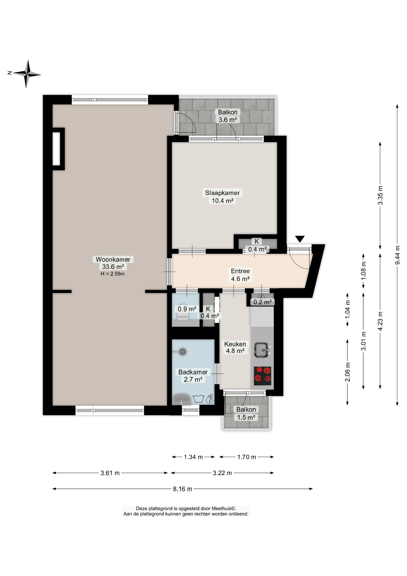 Spieghelstraat 90 - Plans in gallery item 2