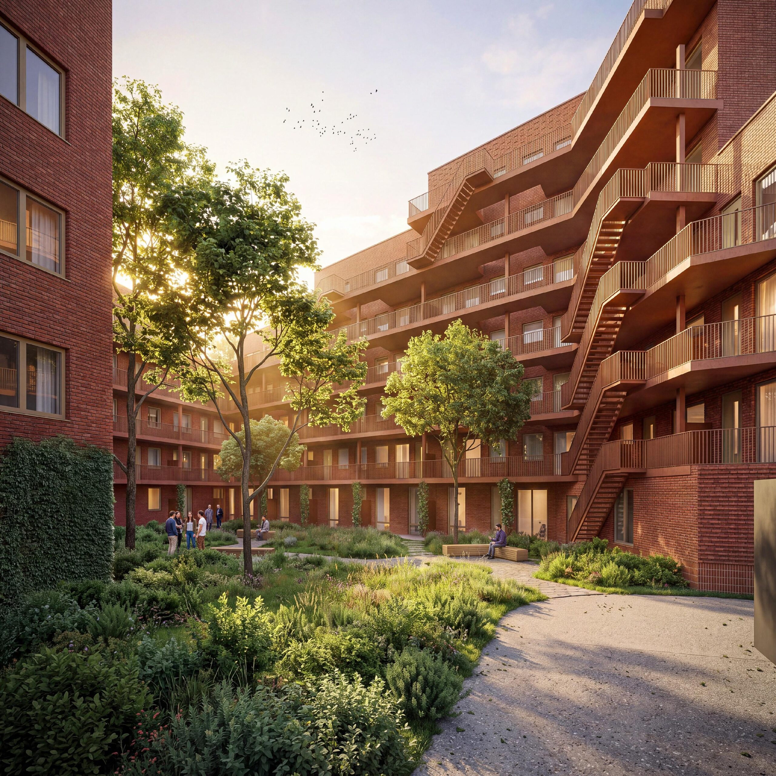 Pantograaf binnentuin