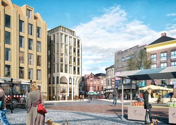 “Merckt wordt een gebouw voor de stadjers”