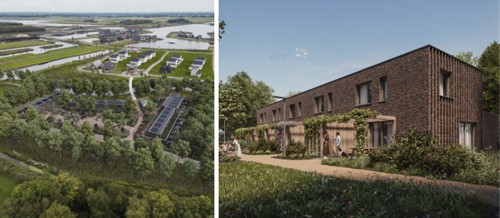 Bosryk: 23 levensloopbestendige woningen midden in de natuur