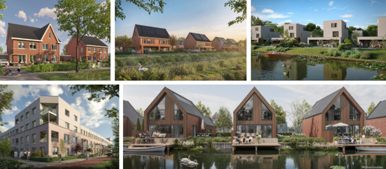 Nieuwbouwactiviteiten in en rondom Groningen