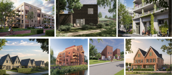 Nieuwbouw in en rondom Groningen