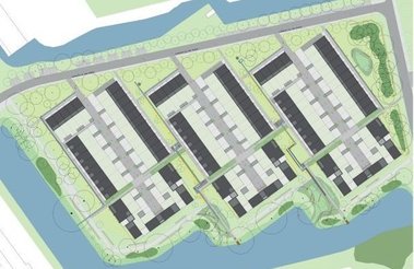 Vernieuwde verkaveling en eerste schetsmatige beelden